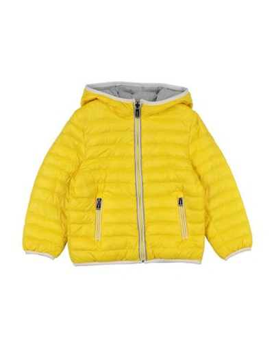 Add Kids' Down Jackets In Yellow