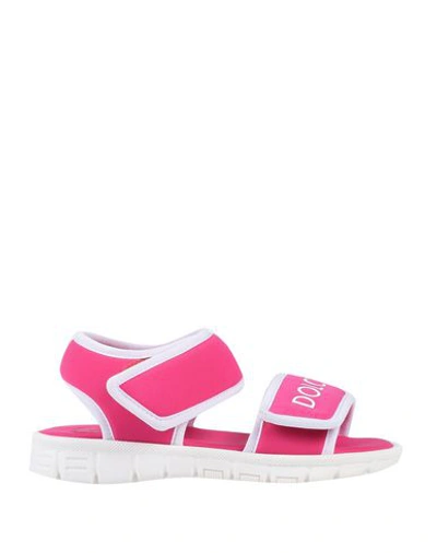 Dolce & Gabbana Kids' Sandals In Fuchsia