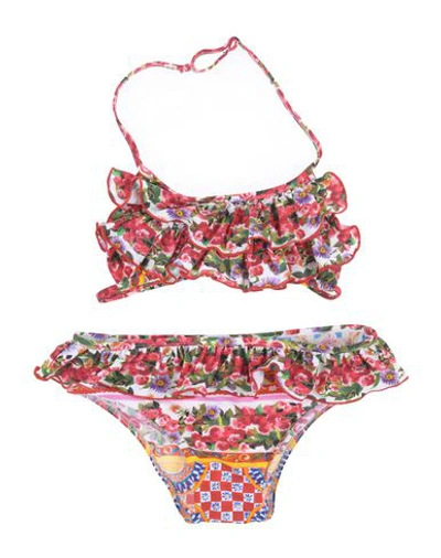 Dolce & Gabbana Kids' Bikini In Red