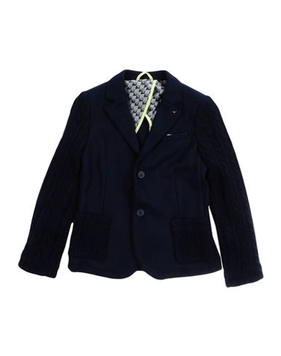 Armani Junior Kids' Suit Jackets In Dark Blue