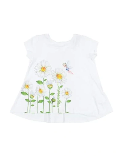 Monnalisa Babies' T-shirts In White