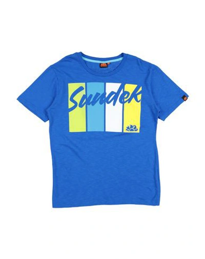 Sundek Kids' T-shirt In Blue