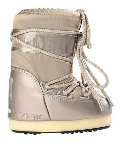 Moon Boot Babies' Ankle Boots In Dove Grey