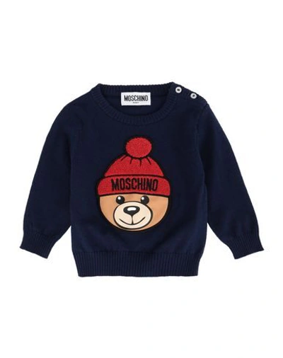 Moschino Babies' Sweater In Dark Blue