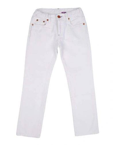 Mauro Grifoni Kids' Jeans In White