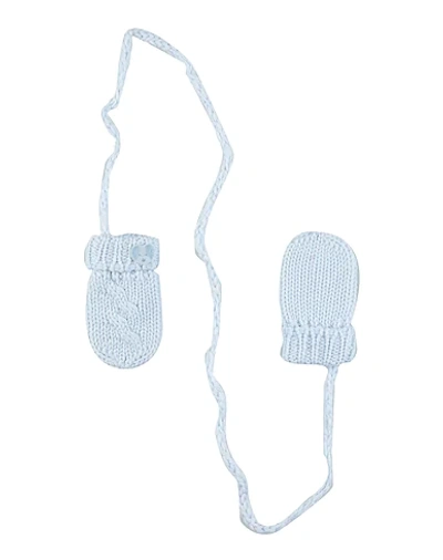 Dolce & Gabbana Babies' Gloves In Sky Blue