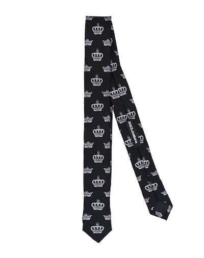 Dolce & Gabbana Babies' Tie In Black