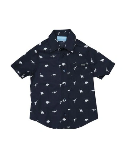 Lanvin Babies' Shirts In Dark Blue