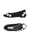 Dolce & Gabbana Kids' Ballet Flats In Black