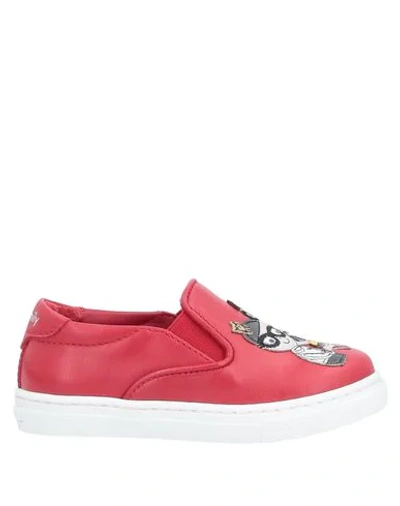 Dolce & Gabbana Babies' Sneakers In Red