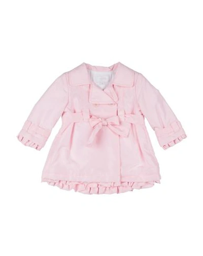 Aletta Babies' Full-length Jacket In Pink