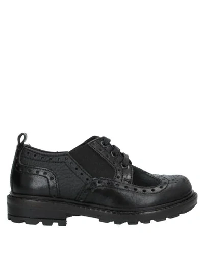 Dolce & Gabbana Babies' Laced Shoes In Black