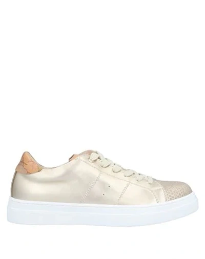 Alviero Martini 1a Classe Kids' Sneakers In Platinum