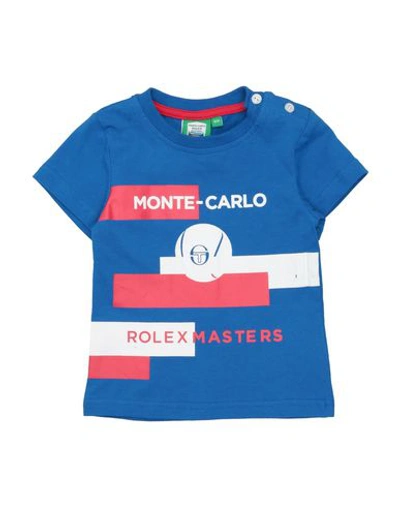 Sergio Tacchini Babies' T-shirts In Blue