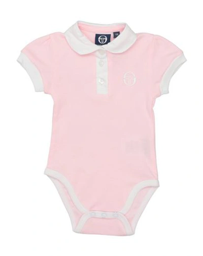 Sergio Tacchini Babies' Bodysuit In Pink