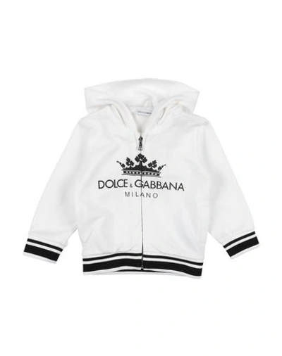 Dolce & Gabbana Babies' Sweatshirt In White
