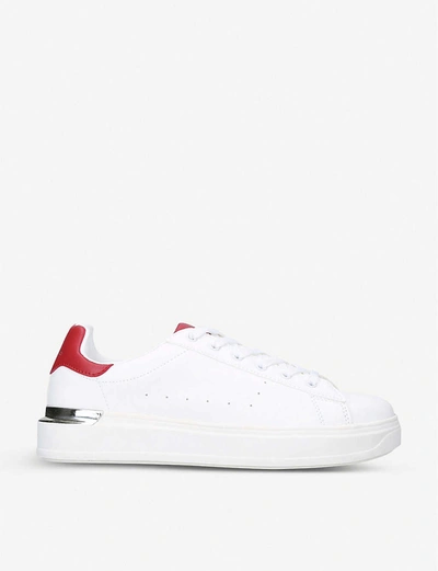 Kg Kurt Geiger Keaton Faux-leather Trainers In White