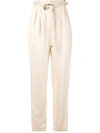 Acler Corsica High-waisted Trousers In Neutrals