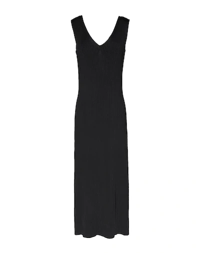 8 By Yoox 3/4 Length Dresses In Black