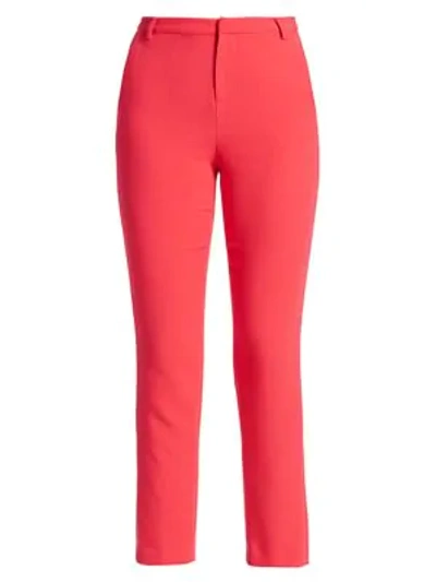 L Agence Eleanor Full-length Straight Pants In Hibiscus