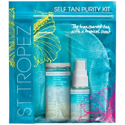 St. Tropez Self Tan 50ml Purity Water Mousse And Face Mist Mini Kit-no Color