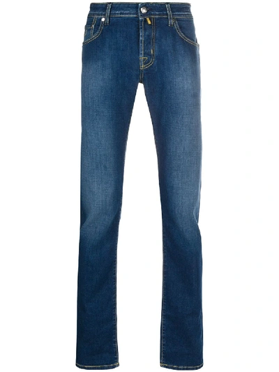 Jacob Cohen J622 Mid-rise Slim Jeans In Blue