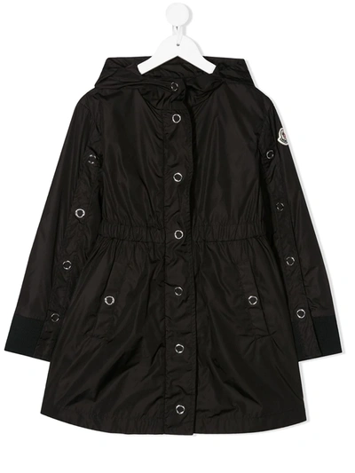 Moncler Kids' Snap-button Jacket In Black