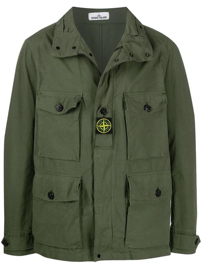 Stone Island Utility Jacket In Green