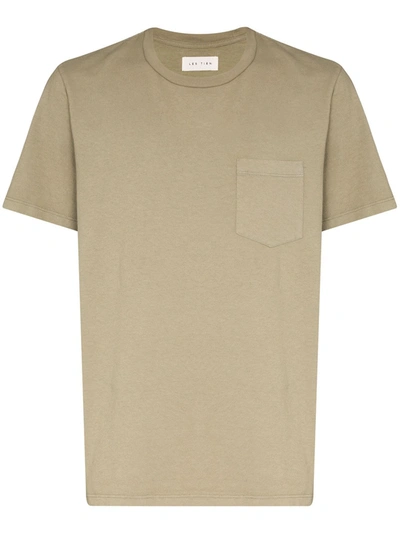 Les Tien Chest Pocket Cotton T-shirt In Green