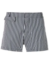 Amir Slama Striped Tactel Swim Shorts In White