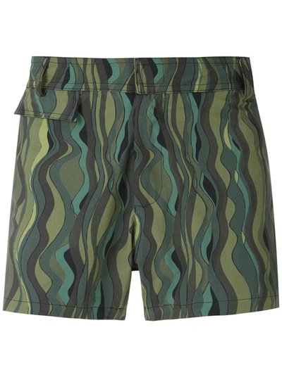 Amir Slama Ondas Tactel Swim Shorts In Green