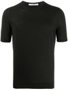 La Fileria For D'aniello Crew Neck Slim-fit T-shirt In Black