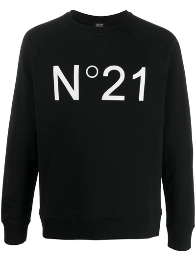 N°21 Logo-printed Sweatshirt In Black