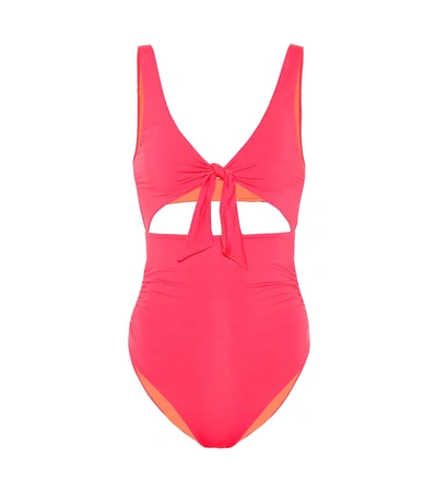 Stella Mccartney Cut-out Swimsuit In Pink