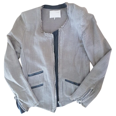Pre-owned Iro Short Vest In Grey