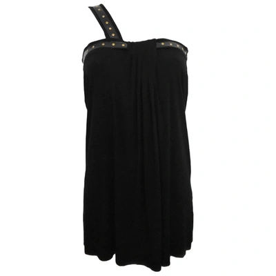 Pre-owned Pierre Balmain Mini Dress In Black