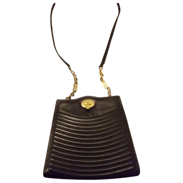 Pre-Owned Guy Laroche Black Leather Handbag | ModeSens