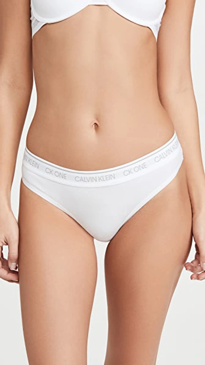 Calvin Klein Underwear One Cotton Bikini Panty In White