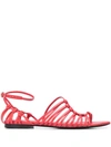 3.1 Phillip Lim / フィリップ リム Lily Flat Sandals In Corallo