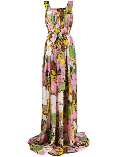 La Doublej Mimosa Floral Print Dress In Big Flower