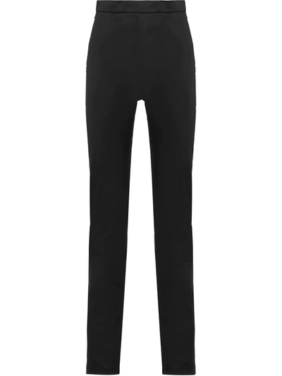 Prada Tailored Skinny Trousers In Black