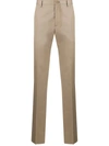 Etro Straight Leg Chinos In Brown