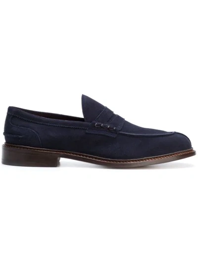 Tricker's Trickers Adam Penny Loafers - Blue