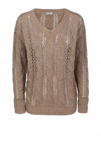 Brunello Cucinelli Sweater In Cipria