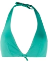 Fisico Cristina Ferrari Halterneck Bikini Top In Green