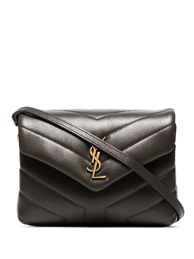 Saint Laurent Lou Lou Quilted Shoulder Bag In Green