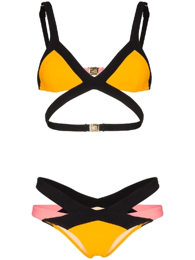 Agent Provocateur 'mazzy' Bikini Mit Cut-out In Pink