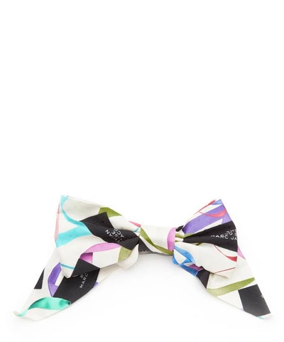 Marc Jacobs The Logo Hair Bow In White
