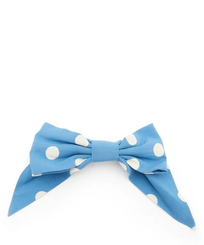 Marc Jacobs The Hair Bow Polka Dots In Blue