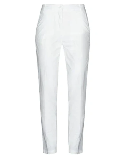 Emporio Armani Casual Pants In White